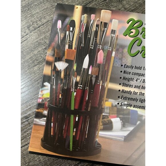 Multi-Bin Artist Brush Crate Organizer - 49 Openings for Pens/Pencils - Picture 6 of 7